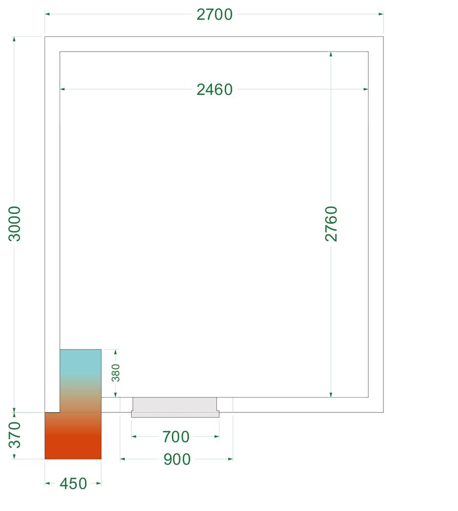 TEFCOLD CRNF2730 Freezer Room