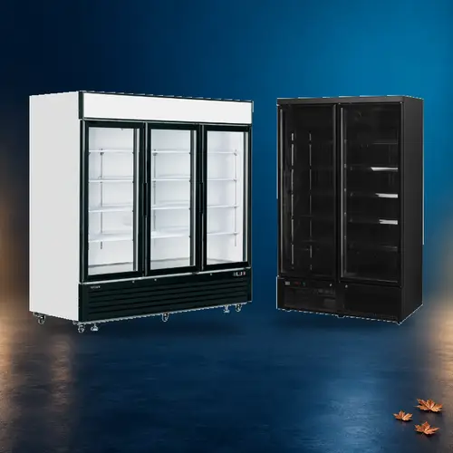 Commercial display fridges and freezers