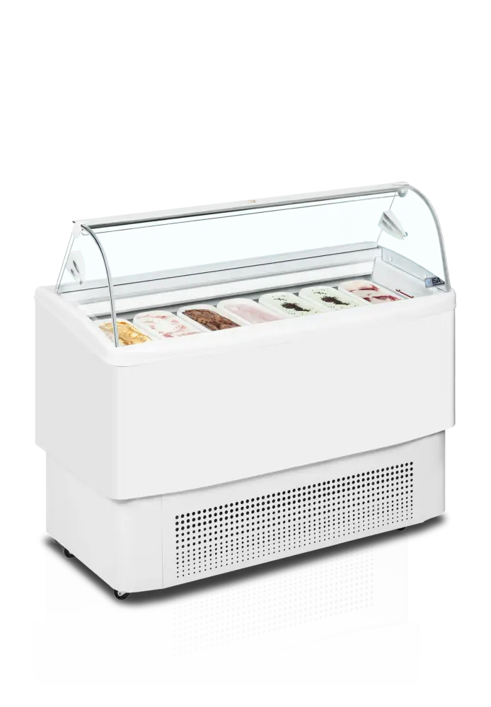 ISA FIJI 7 Ventilated Scoop Ice Cream Display