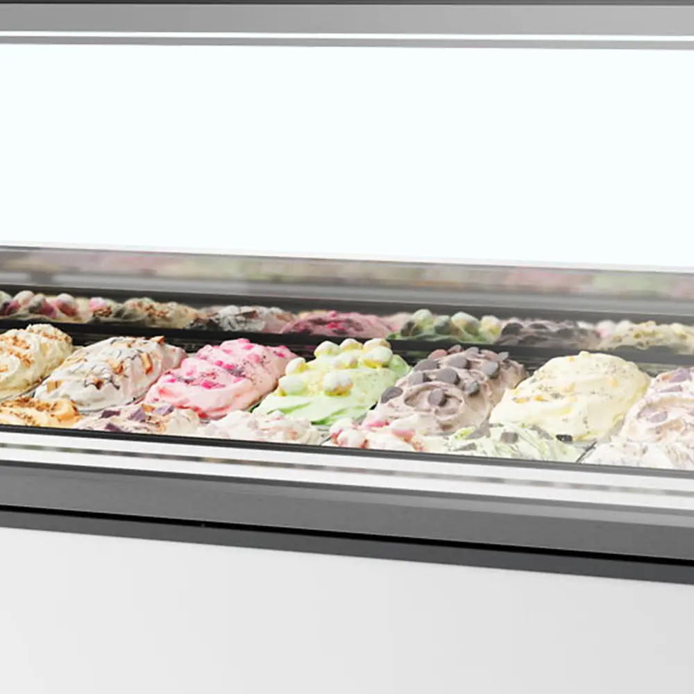 ISA MILLENNIUM ST20 Ventilated Scoop Ice Cream Display - Image 2