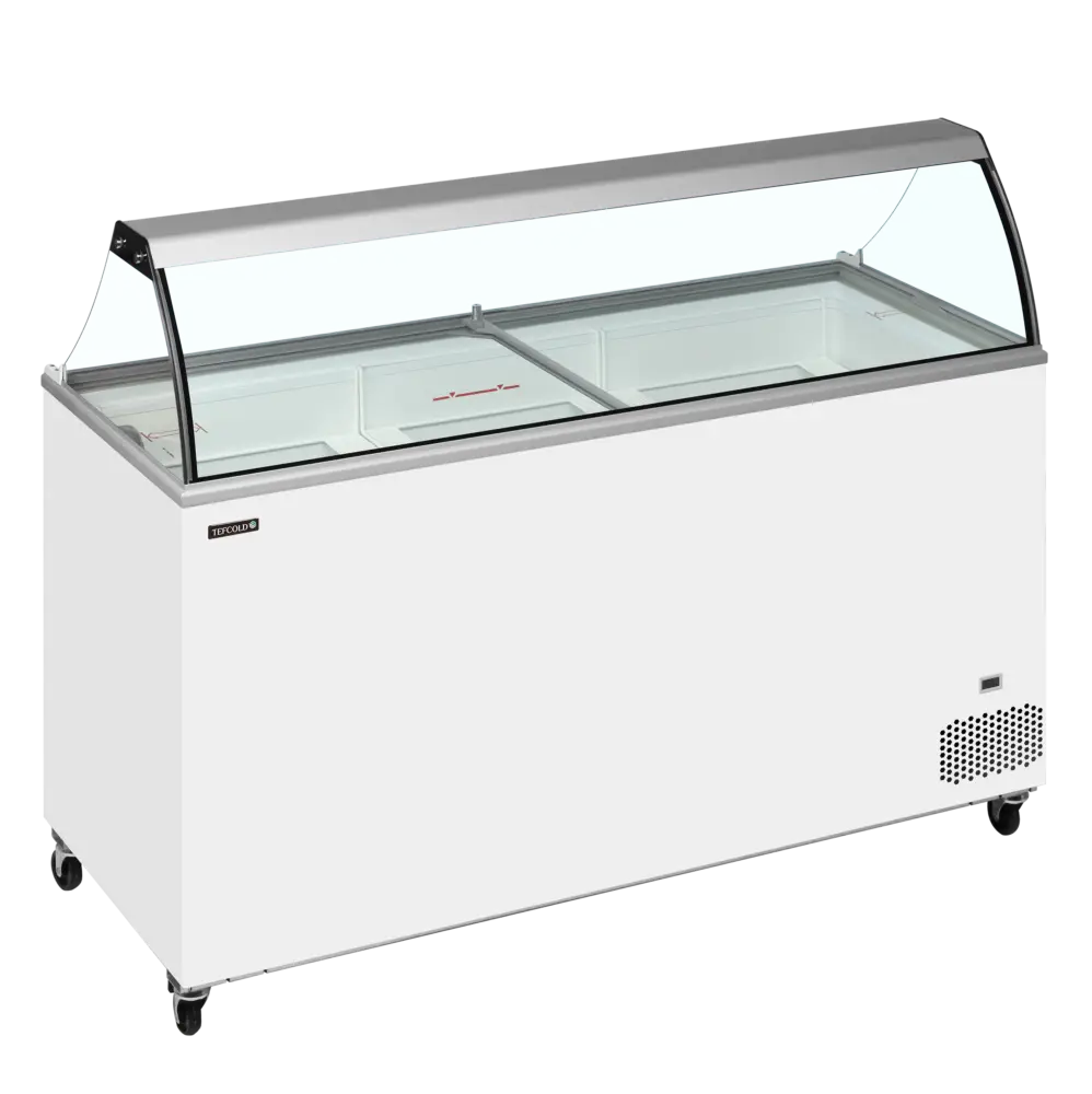TEFCOLD IC501SC + CANOPY Scoop Ice Cream Display w/Baskets