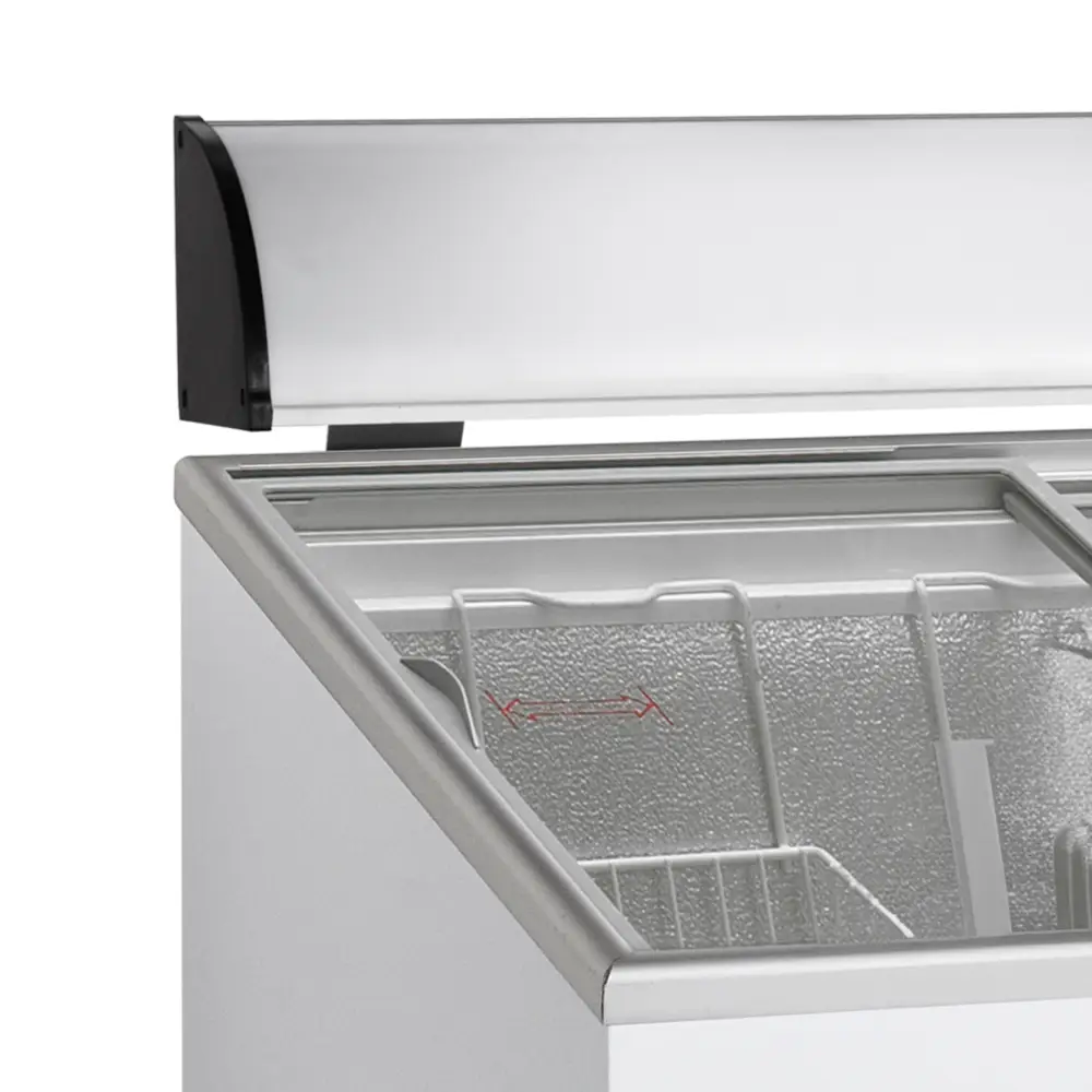 TEFCOLD ST160 Hinged Glass Lid Chest Freezer - Image 3
